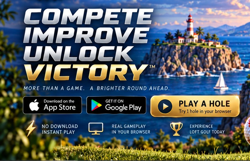 Compete, improve, unlock, victory. More than a game. A brighter round ahead.